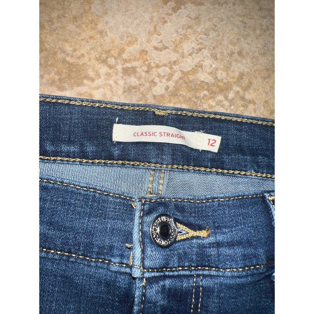 Levi’s Classic Straight Jeans Size 12 - Picture 2 of 3